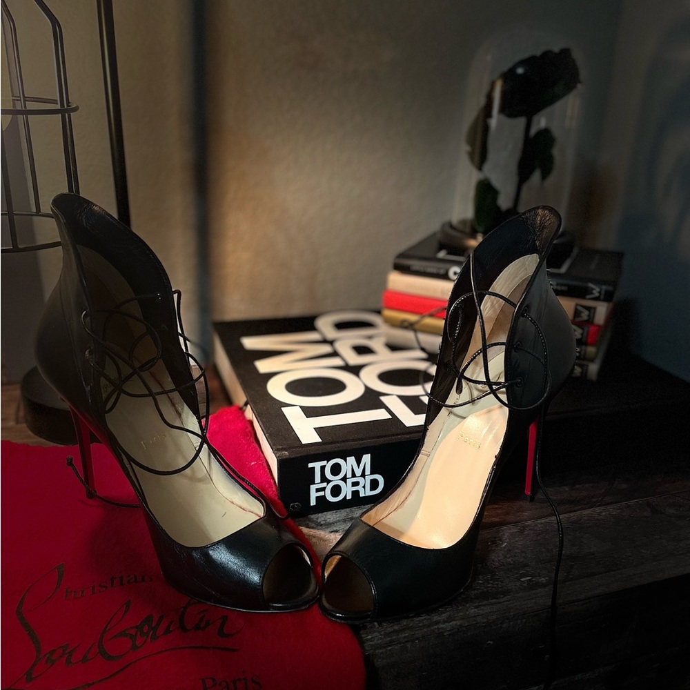 SOLD OUT OPEN TOED AUTHENTIC LOUBOUTINS